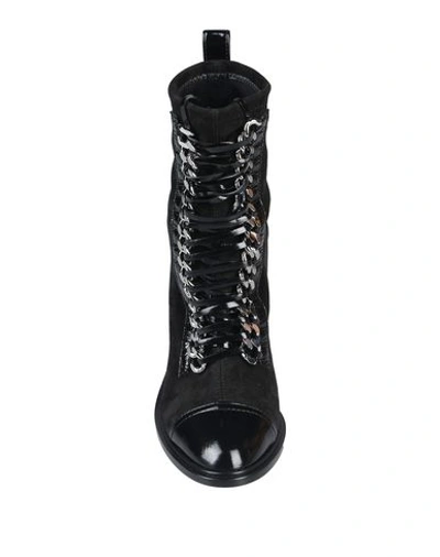 Shop Casadei Woman Ankle Boots Black Size 9.5 Soft Leather