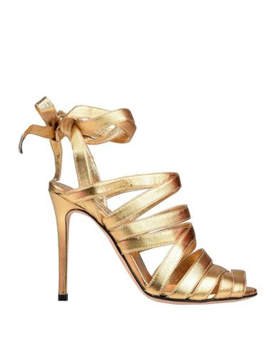 Shop Marskinryyppy Sandals In Ocher