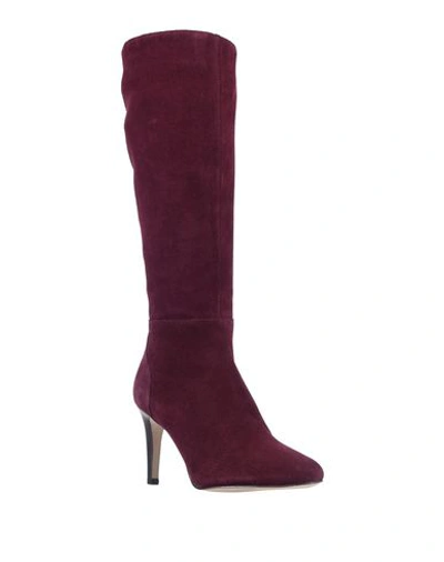 Shop Mellow Yellow Boots In Maroon