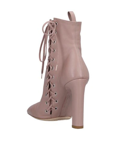 Shop Santoni Edited By Marco Zanini Ankle Boot In Pastel Pink