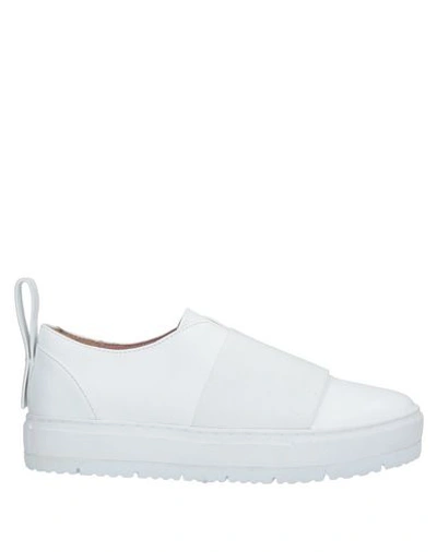 Shop Jil Sander Sneakers In White