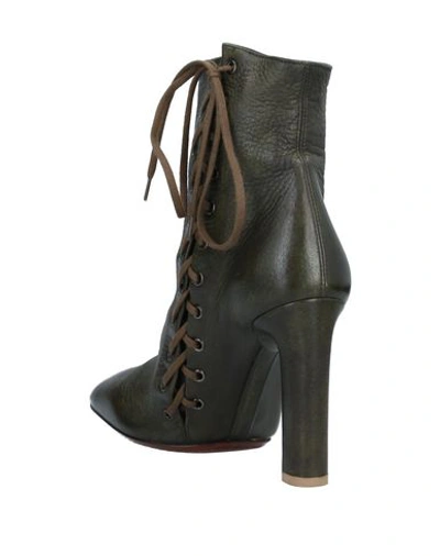 Shop Santoni Edited By Marco Zanini Ankle Boots In Military Green