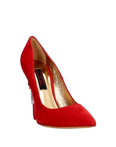 Shop Alberto Guardiani Pump In Red