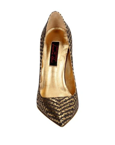 Shop Alberto Guardiani Pump In Gold