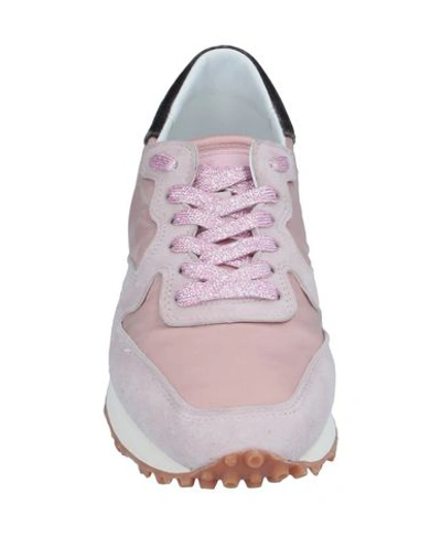 Shop Date D. A.t. E. Woman Sneakers Pink Size 9.5 Silk, Soft Leather