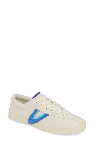 Shop Tretorn Nylite Sneaker In Cream/ Blue Violet