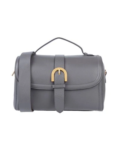 Shop Coccinelle Handbag In Grey