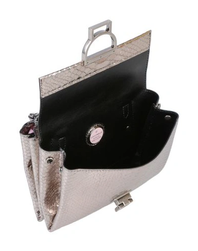 Shop Coccinelle Handbags In Platinum