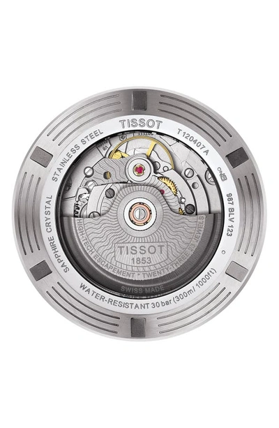 Shop Tissot Seastar 1000 Powermatic 80 Bracelet Watch, 43mm In Silver