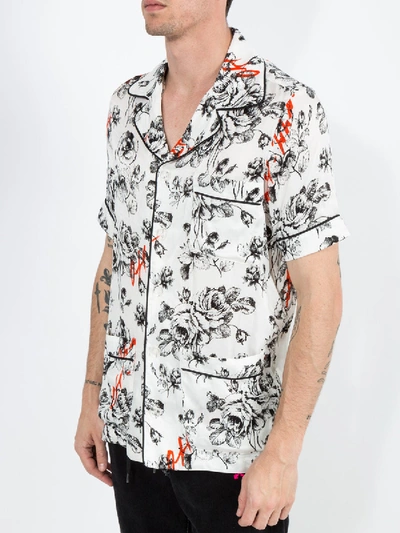 Shop Off-white X The Webster Exclusive Floral Pajama Shirt White