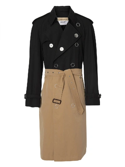 Shop Burberry Two-tone Trench Coat