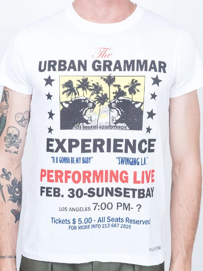 Shop Valentino Urban Grammar Print T-shirt