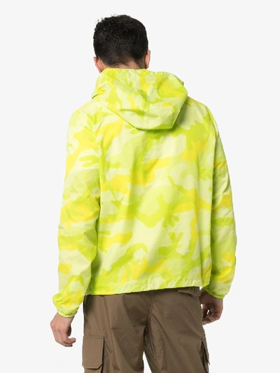 Shop Valentino Camouflage Windbreaker Jacket