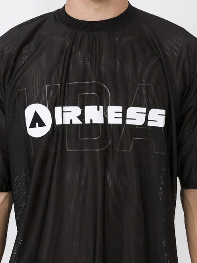 Shop Hood By Air X Airness Logo Print T-shirt