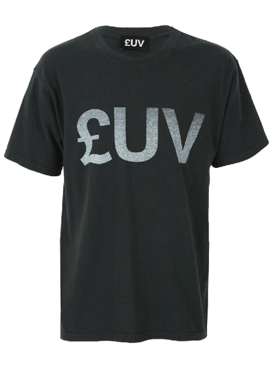 Shop Luv Collections Logo Tee Shirt In Black