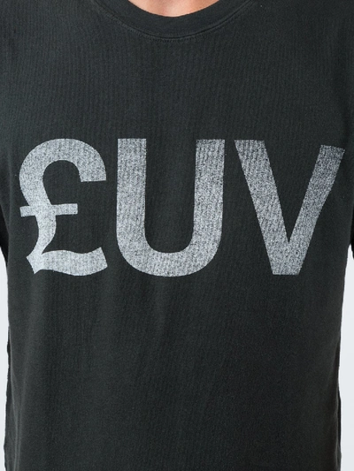 Shop Luv Collections Logo Tee Shirt In Black