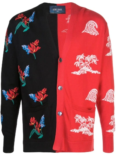 Shop Lost Daze Aloha Split Cardigan In Multicolor