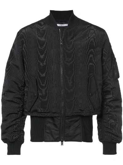 Shop Givenchy Formal Bomber Jacket In Black