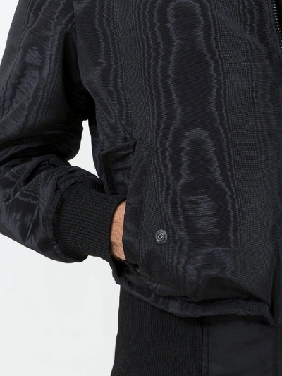 Shop Givenchy Formal Bomber Jacket In Black