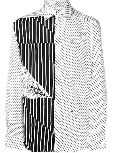 Shop Givenchy Contrast Stripe Shirt