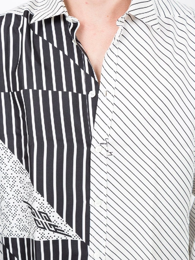 Shop Givenchy Contrast Stripe Shirt
