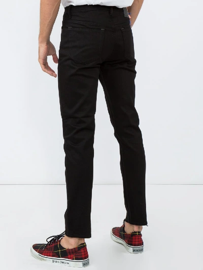 Shop Acne Studios River Tapered Jeans Dark Blue