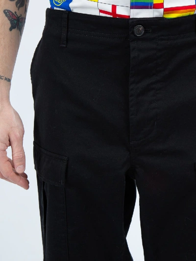 Shop Balenciaga Cargo Pants Black