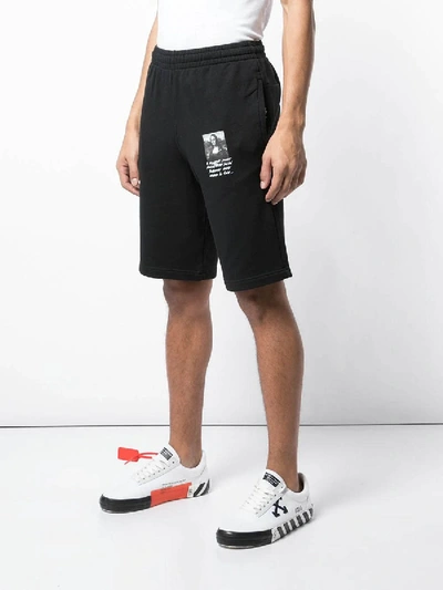 Shop Off-white Mona Lisa Shorts Black