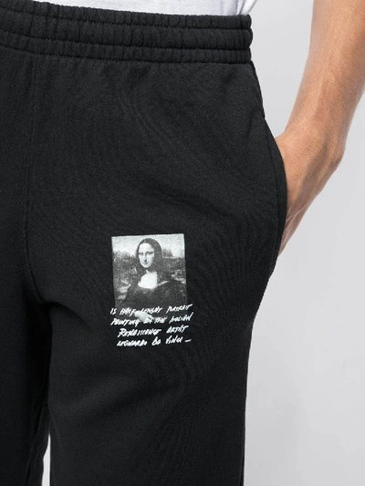 Shop Off-white Mona Lisa Shorts Black