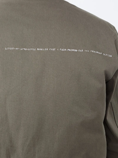 Shop Moncler Genius 7 Moncler Fragment Hiroshi Fujiwara Patch Detail Jacket In Green