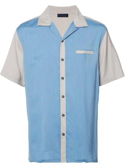 Shop Lanvin Two-tone Bowling Shirt