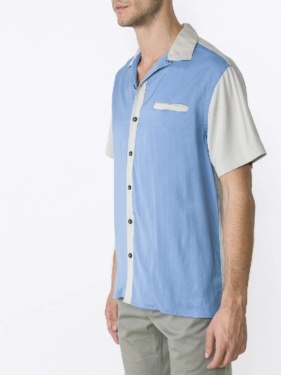 Shop Lanvin Two-tone Bowling Shirt