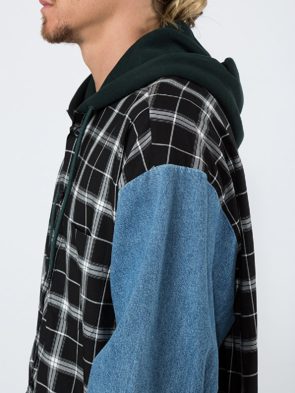 balenciaga hooded shirt