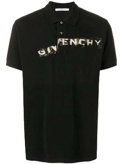 Shop Givenchy Logo Print Polo