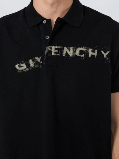 Shop Givenchy Logo Print Polo