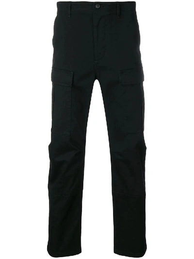 Shop Balenciaga Army Cargo Pants In Black