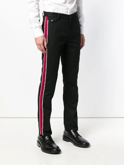 Shop Givenchy Side Stripe Pants Khaki In Brown