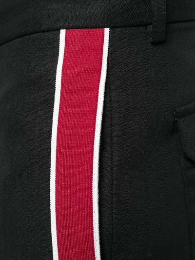 Shop Givenchy Side Stripe Pants Khaki In Brown