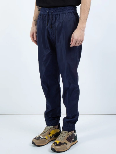 Shop Givenchy Track Pants In Blue