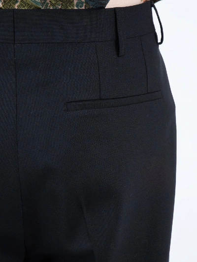 Shop Raf Simons Cropped Trousers