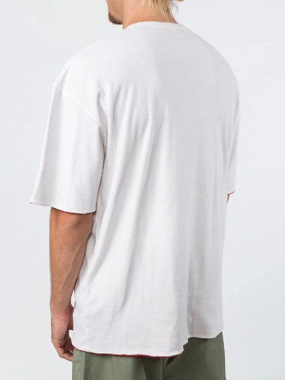 Shop Calvin Klein 205w39nyc Sublte Jaws T-shirt In White