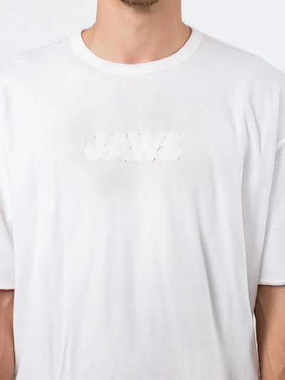 Shop Calvin Klein 205w39nyc Sublte Jaws T-shirt In White