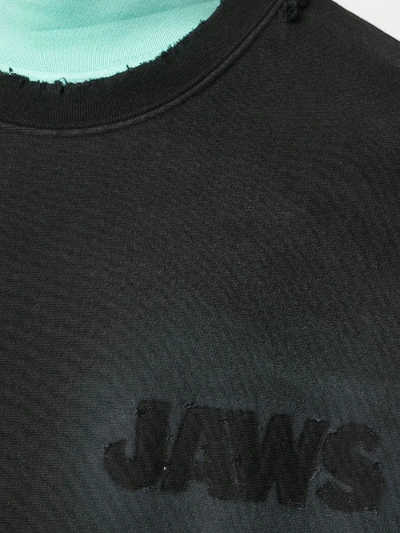 Shop Calvin Klein 205w39nyc Jaws Sweatshirt In White