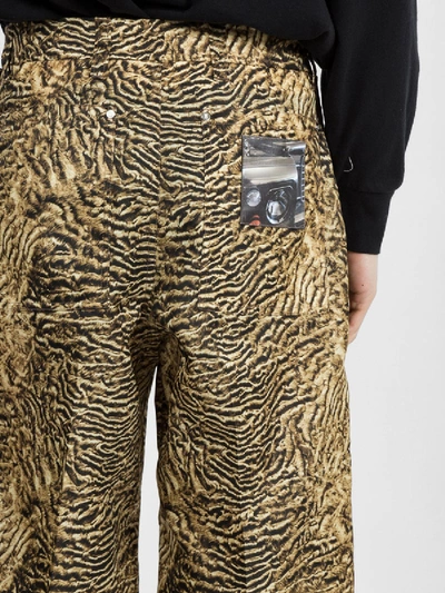 Shop Burberry Tiger Print Shorts