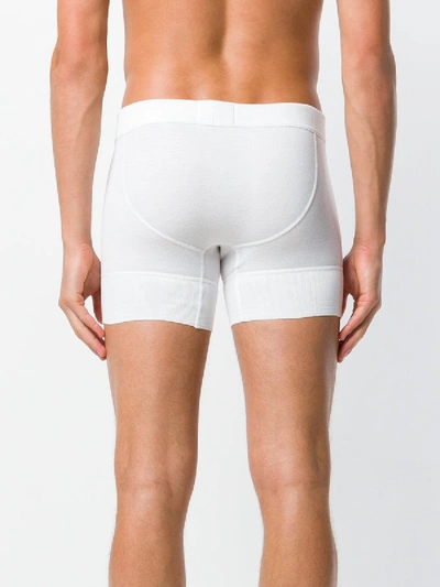 Shop Calvin Klein 205w39nyc Fitted Boxer Briefs In White