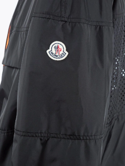 Shop Moncler Logo Panel Lightweight Jacket
