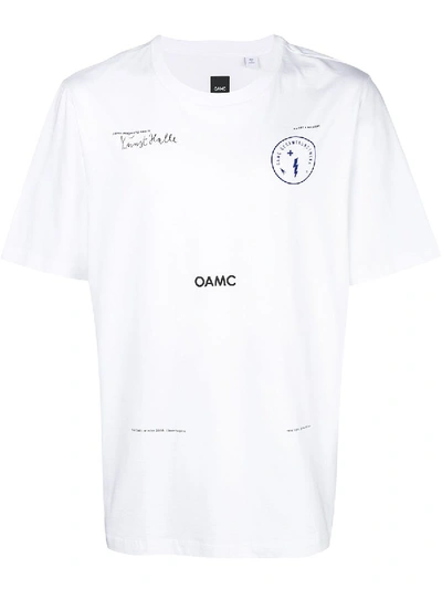 Shop Oamc Kunsthalle Slogan Print T-shirt