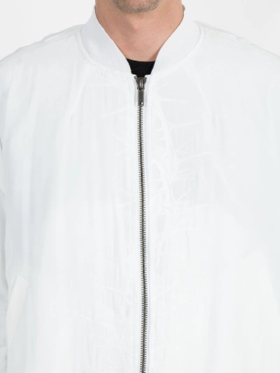 Shop Haider Ackermann Embroidered Silk Bomber