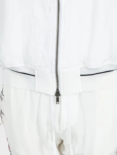 Shop Haider Ackermann Embroidered Silk Bomber