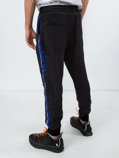 Shop Haider Ackermann Embroidered Silk Joggers